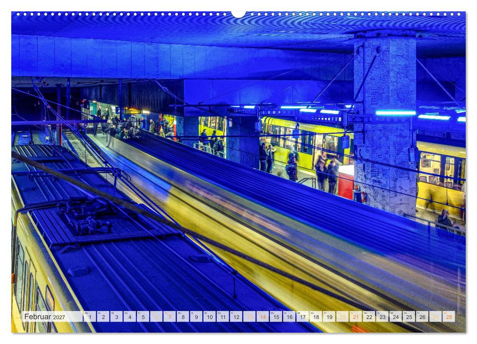 Ruhrbahn: U Linien verbinden (CALVENDO Wandkalender 2027)