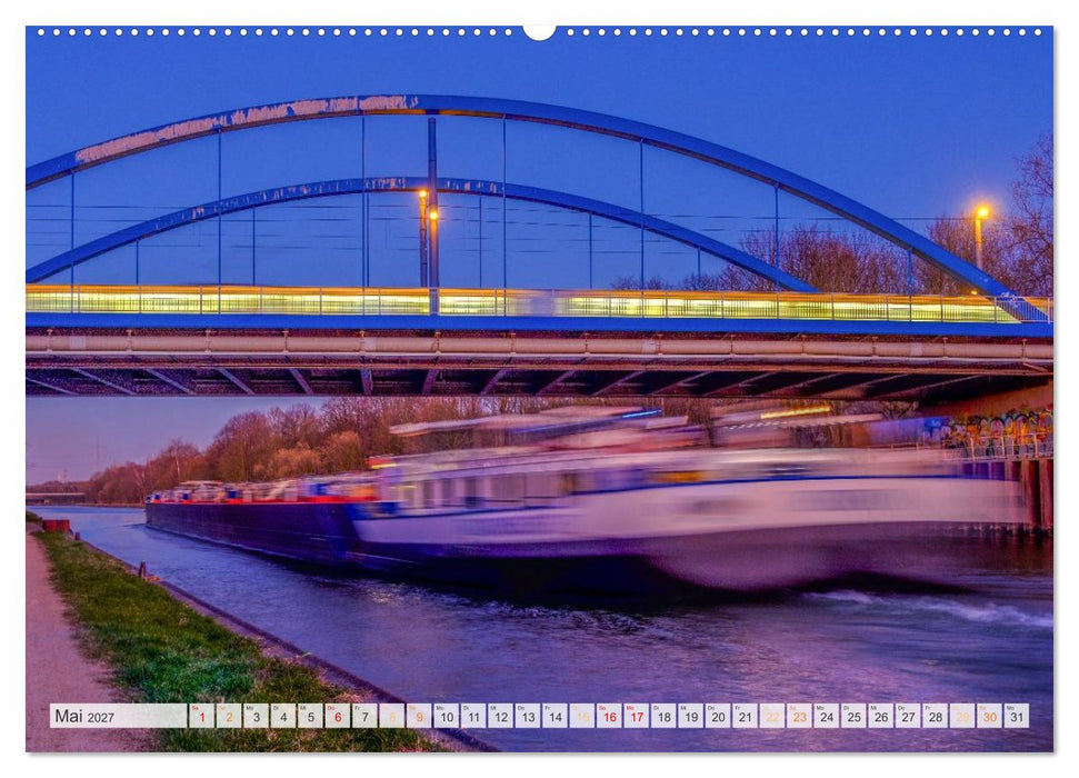 Ruhrbahn: U Linien verbinden (CALVENDO Wandkalender 2027)