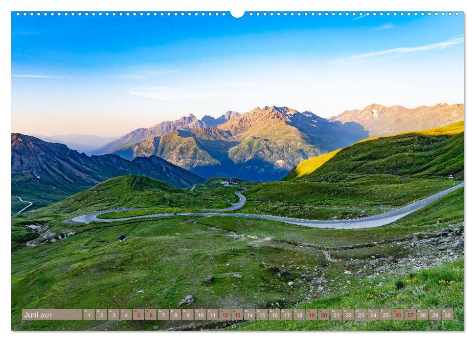 Bergauf ins Paradies am Großglockner - Gipfelblicke und Murmeltierpfiffe (CALVENDO Wandkalender 2027)