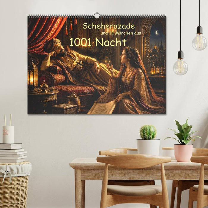 Scheherazade und 12 Märchen aus 1001 Nacht (CALVENDO Wandkalender 2027)
