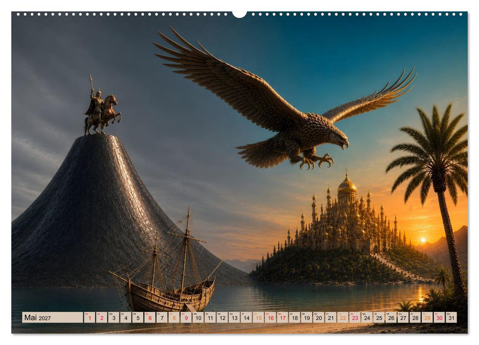 Scheherazade und 12 Märchen aus 1001 Nacht (CALVENDO Wandkalender 2027)