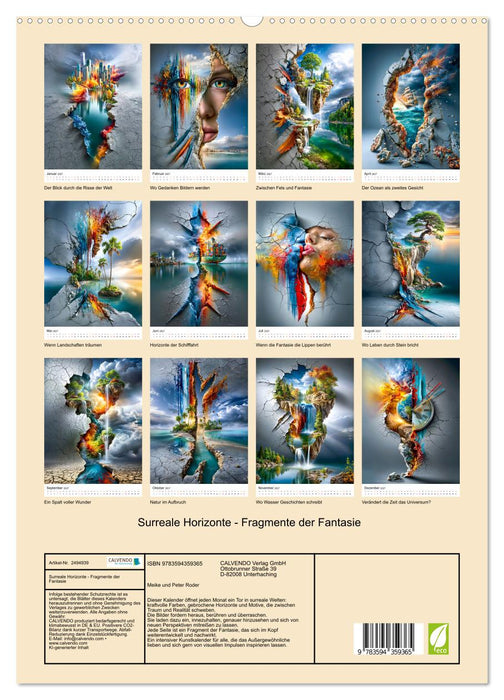 Surreale Horizonte - Fragmente der Fantasie (CALVENDO Premium Wandkalender 2027)