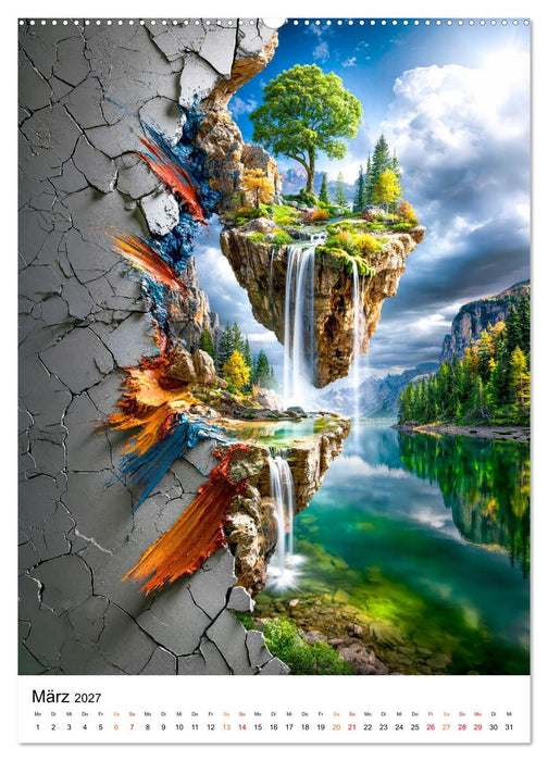 Surreale Horizonte - Fragmente der Fantasie (CALVENDO Premium Wandkalender 2027)