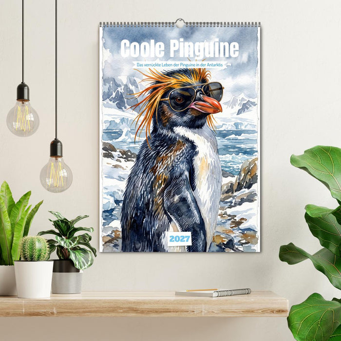 Coole Pinguine (CALVENDO Wandkalender 2027)