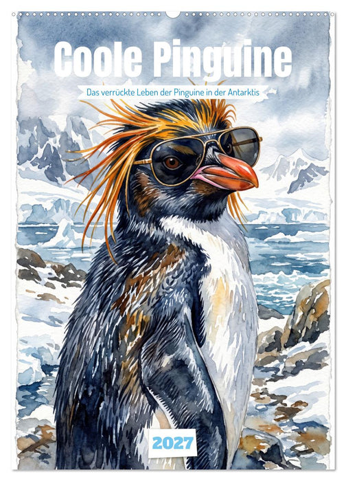 Coole Pinguine (CALVENDO Wandkalender 2027)
