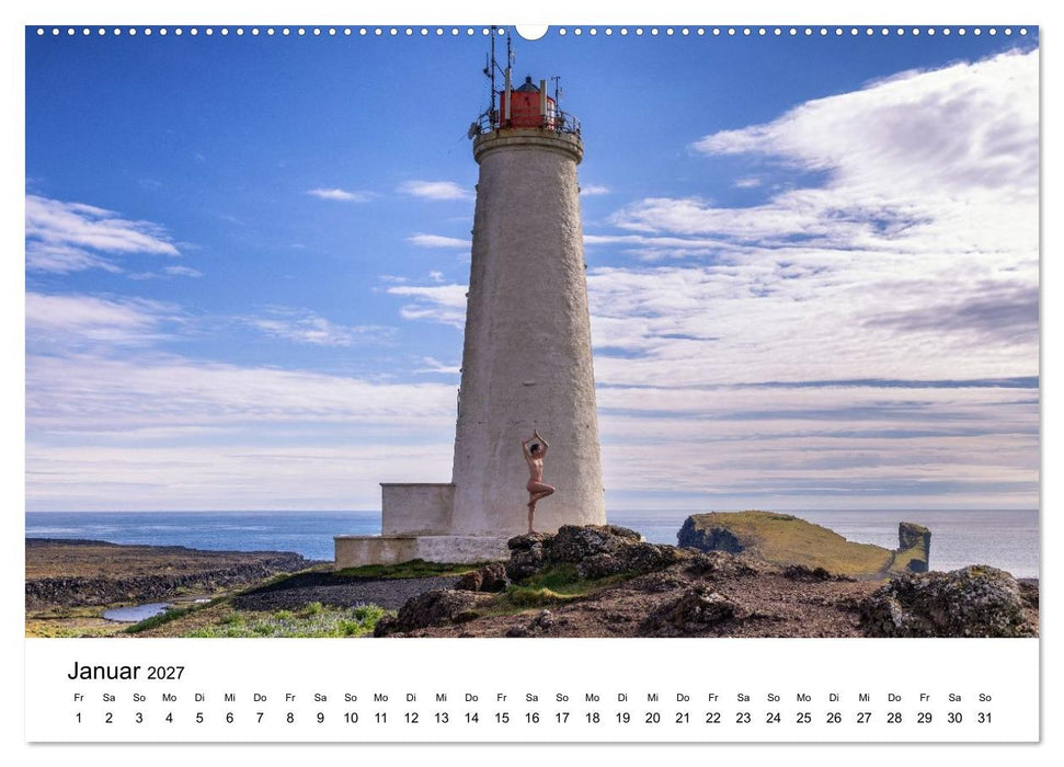 ONLYNUDE.ART – Iceland mit Denisa (CALVENDO Wandkalender 2027)