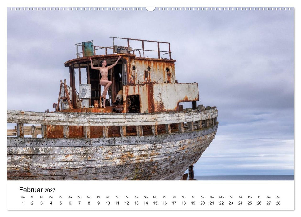 ONLYNUDE.ART – Iceland mit Denisa (CALVENDO Wandkalender 2027)