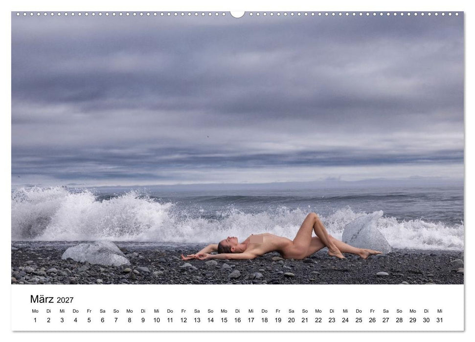 ONLYNUDE.ART – Iceland mit Denisa (CALVENDO Wandkalender 2027)