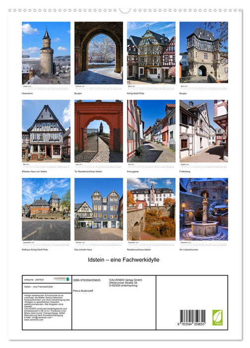 Idstein – eine Fachwerkidylle (CALVENDO Premium Wandkalender 2027)