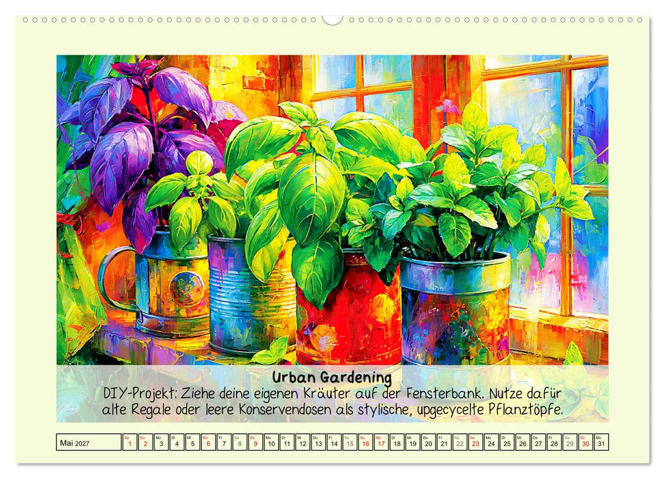 Green Vibes. Einfach nachhaltig leben (CALVENDO Wandkalender 2027)
