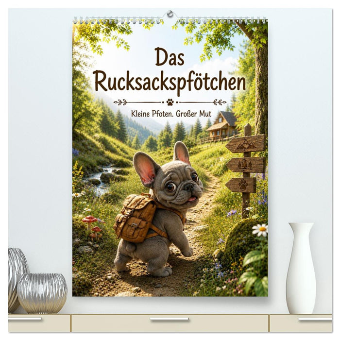Das Rucksackpfötchen (CALVENDO Premium Wandkalender 2027)