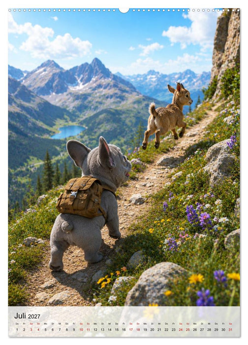 Das Rucksackpfötchen (CALVENDO Premium Wandkalender 2027)