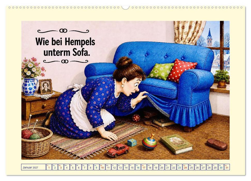 Sprichwörter. Bekannte Redewendungen und geflügelte Worte (CALVENDO Wandkalender 2027)
