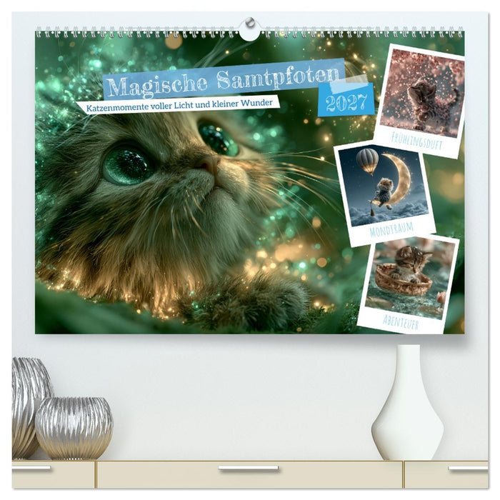 Magische Samtpfoten (CALVENDO Premium Wandkalender 2027)