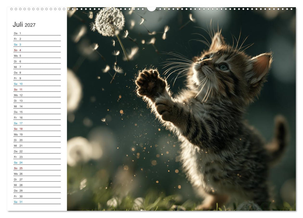 Magische Samtpfoten (CALVENDO Premium Wandkalender 2027)