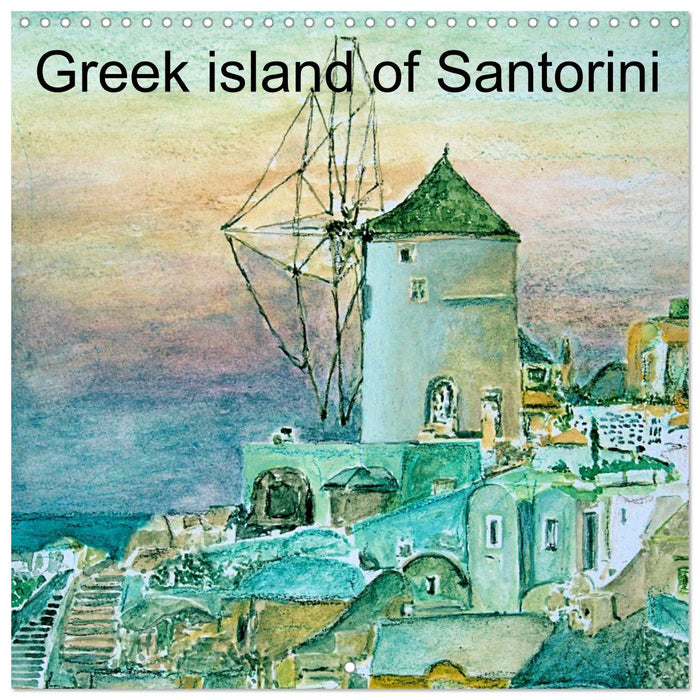 Greek island of Santorini (CALVENDO Monthly Calendar 2027)