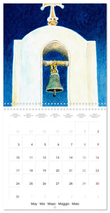 Greek island of Santorini (CALVENDO Monthly Calendar 2027)