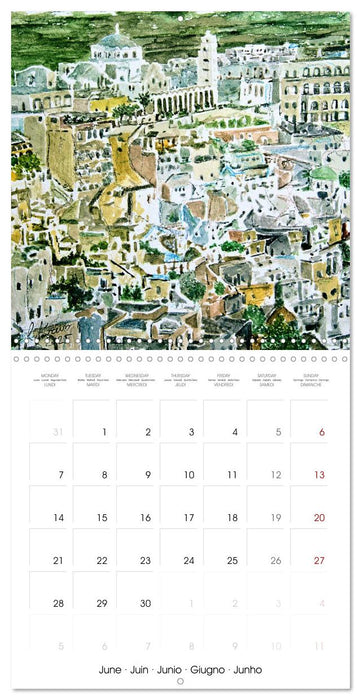 Greek island of Santorini (CALVENDO Monthly Calendar 2027)