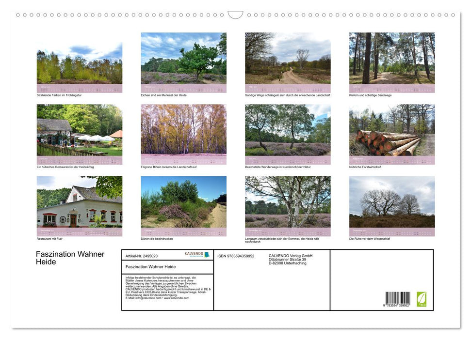 Faszination Wahner Heide (CALVENDO Wandkalender 2027)
