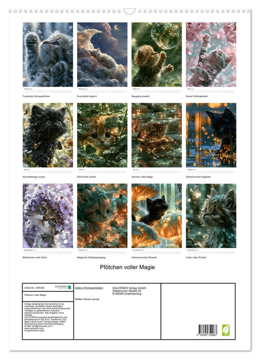 Pfötchen voller Magie (CALVENDO Wandkalender 2027)