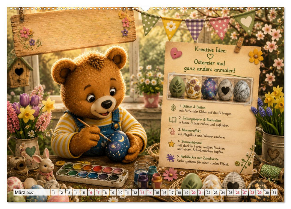 Flynn und seine kreative Reise durch das Jahr (CALVENDO Wandkalender 2027)