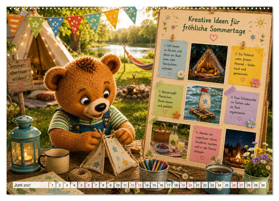 Flynn und seine kreative Reise durch das Jahr (CALVENDO Wandkalender 2027)