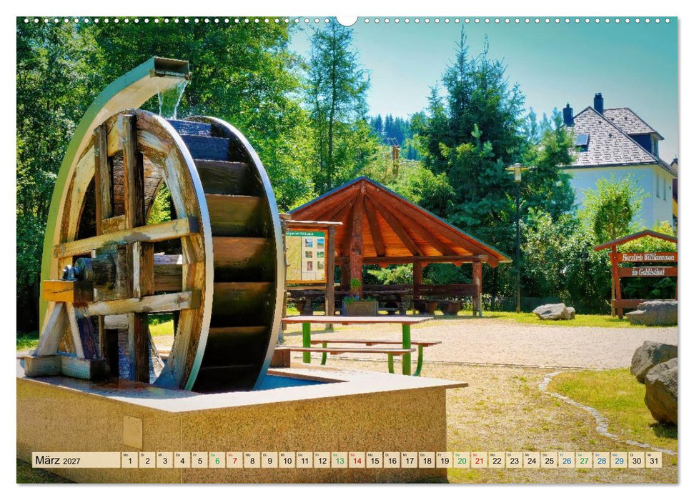 Landgemeinde Stadt Großbreitenbach - mit Goldisthal (CALVENDO Premium Wandkalender 2027)