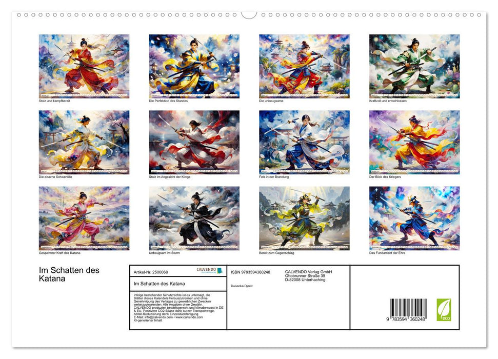 Im Schatten des Katana (CALVENDO Premium Wandkalender 2027)