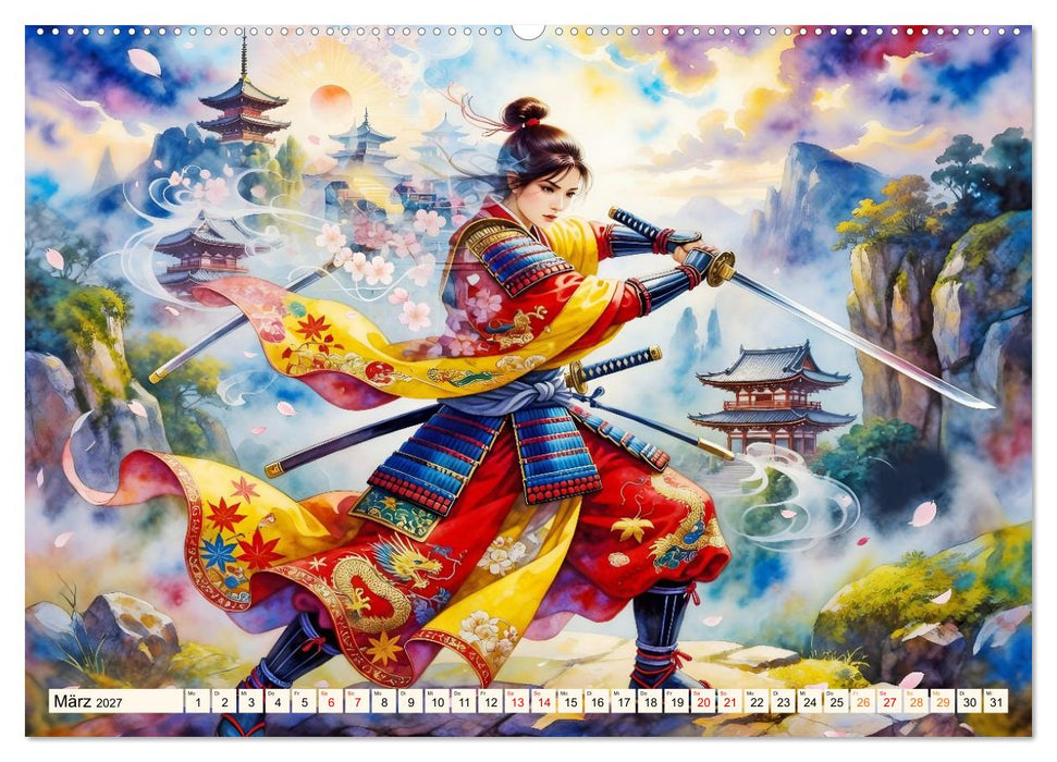 Im Schatten des Katana (CALVENDO Premium Wandkalender 2027)