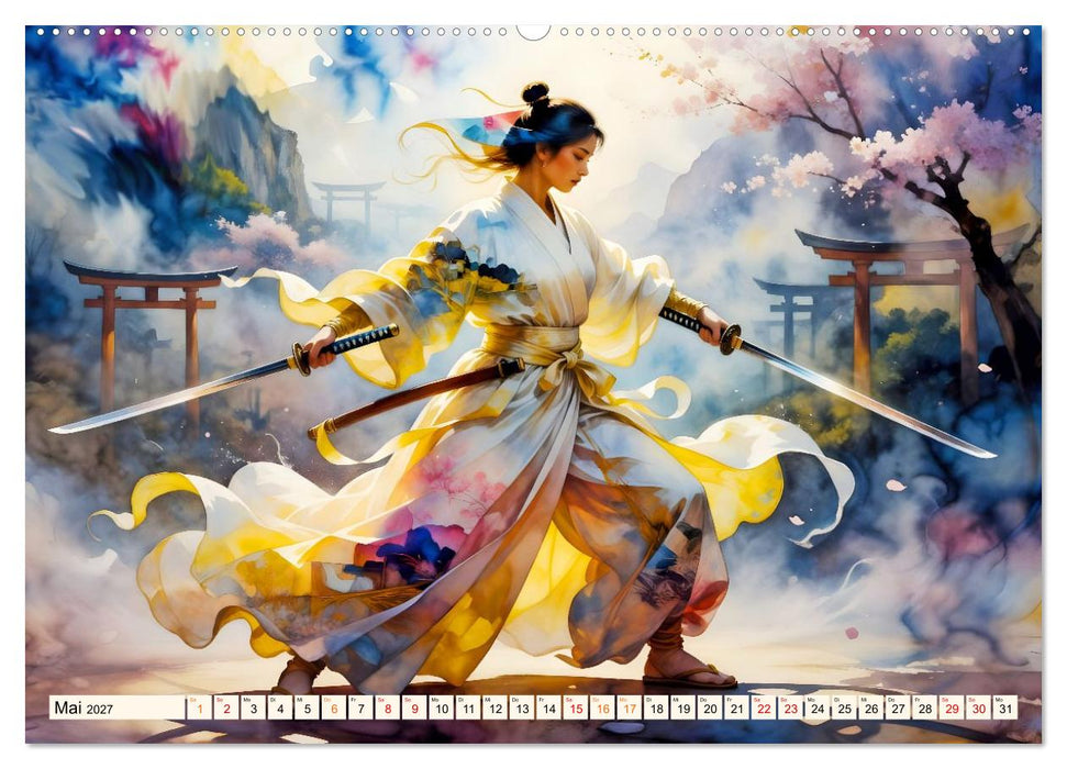 Im Schatten des Katana (CALVENDO Premium Wandkalender 2027)