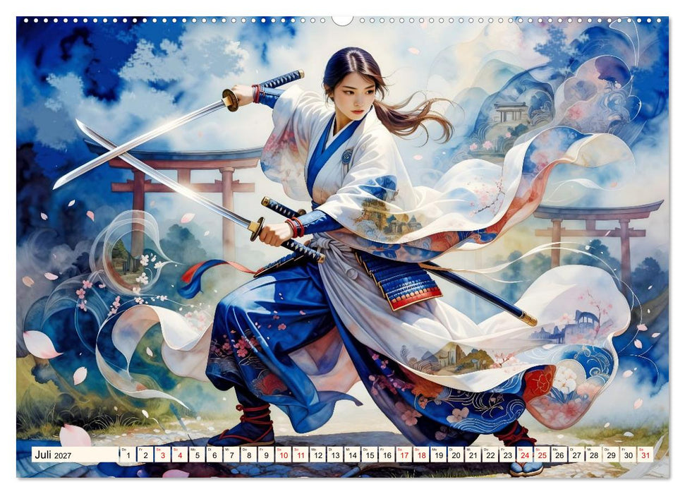 Im Schatten des Katana (CALVENDO Premium Wandkalender 2027)