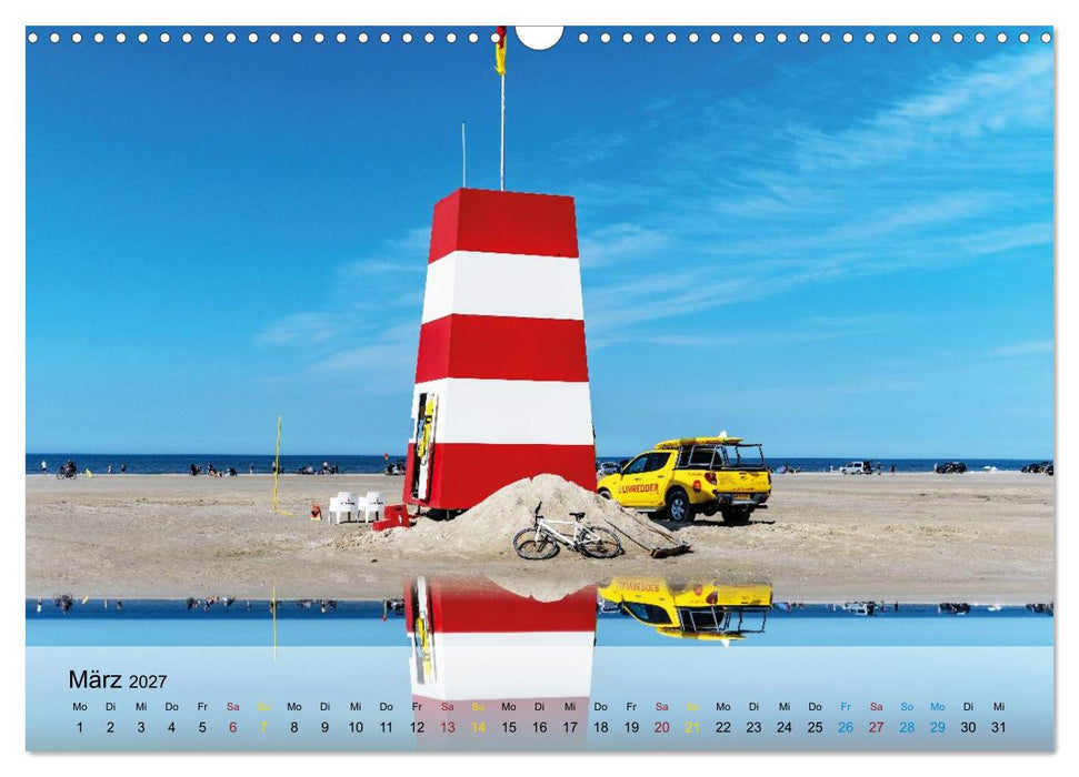 Fanø - zauberhafte Nordseeinsel zwischen Himmel und Meer (CALVENDO Wandkalender 2027)