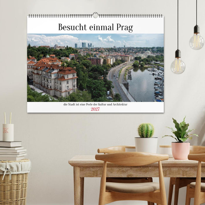 Besucht einmal Prag (CALVENDO Wandkalender 2027)