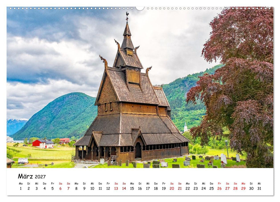 Norwegen - Wilde Schönheit (CALVENDO Premium Wandkalender 2027)