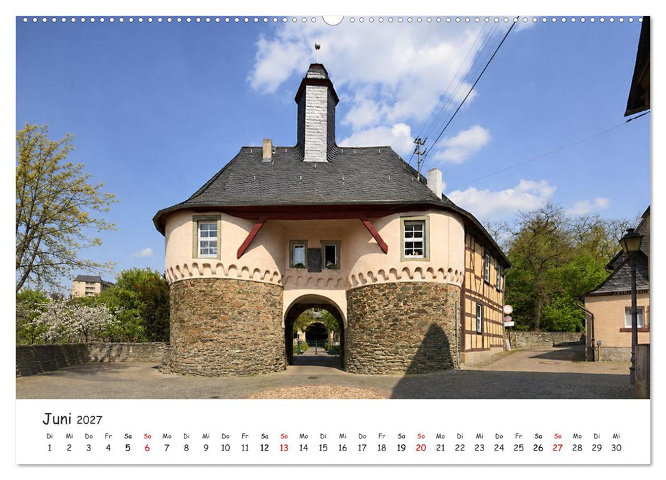 Runkel - Idylle an der Lahn (CALVENDO Wandkalender 2027)