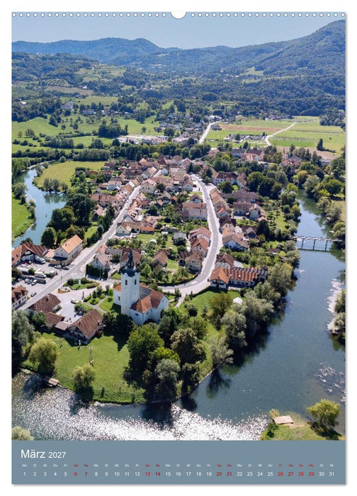 Zauberhaftes Slowenien. Seen, Berge und charmante Orte (CALVENDO Wandkalender 2027)
