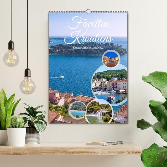 Facetten Kroatiens. Küsten, Inseln und Natur (CALVENDO Wandkalender 2027)