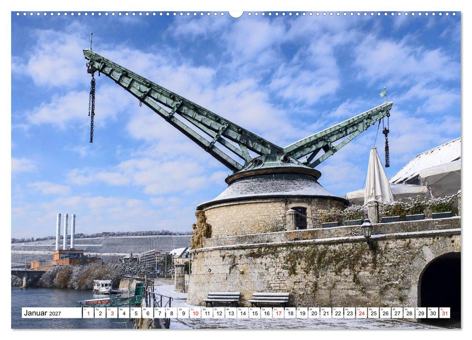 Würzburg Idylle am Main (CALVENDO Premium Wandkalender 2027)