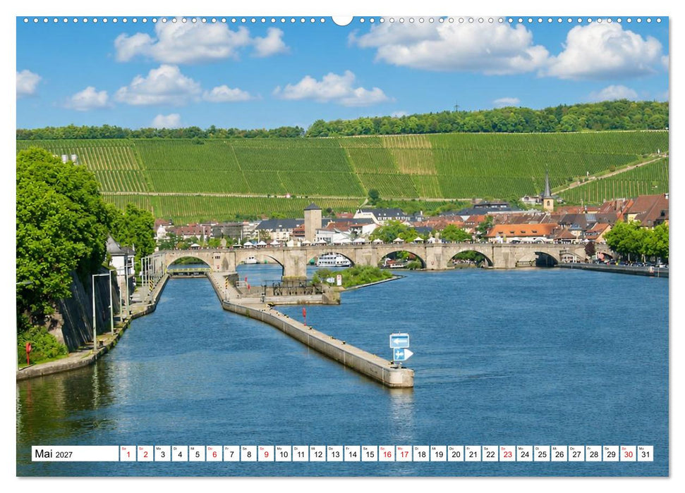 Würzburg Idylle am Main (CALVENDO Premium Wandkalender 2027)