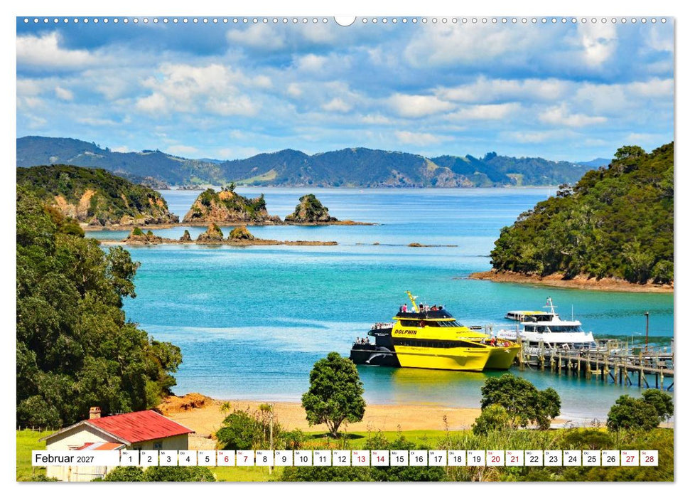 Neuseeland - Land der Kontraste (CALVENDO Wandkalender 2027)