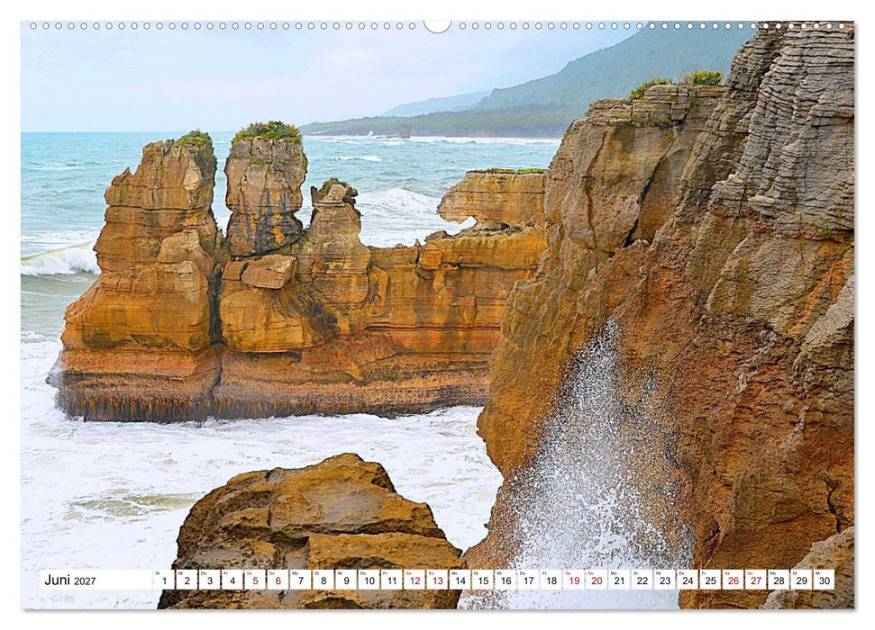 Neuseeland - Land der Kontraste (CALVENDO Wandkalender 2027)
