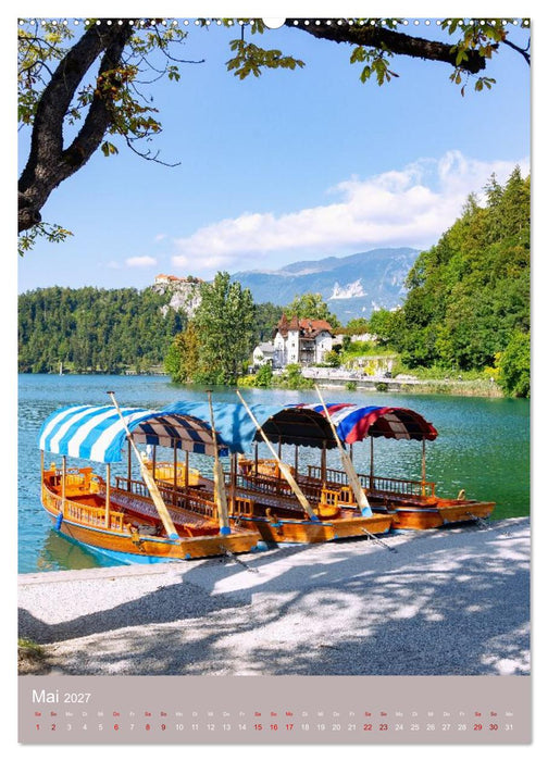 Zauberhaftes Slowenien. Seen, Berge und charmante Orte (CALVENDO Premium Wandkalender 2027)