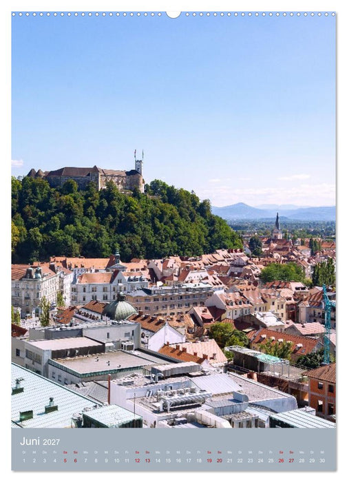Zauberhaftes Slowenien. Seen, Berge und charmante Orte (CALVENDO Premium Wandkalender 2027)