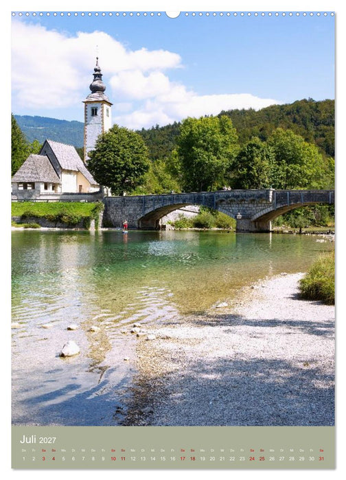 Zauberhaftes Slowenien. Seen, Berge und charmante Orte (CALVENDO Premium Wandkalender 2027)
