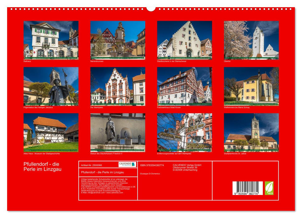 Pfullendorf - die Perle im Linzgau (CALVENDO Premium Wandkalender 2027)