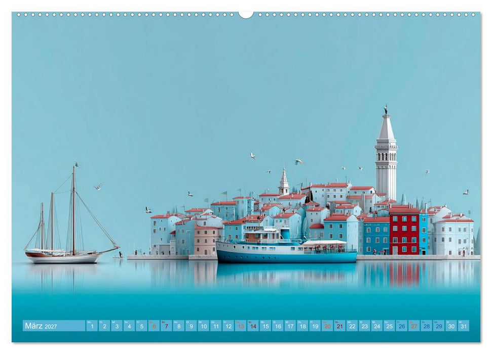 Hafenpoesie (CALVENDO Premium Wandkalender 2027)