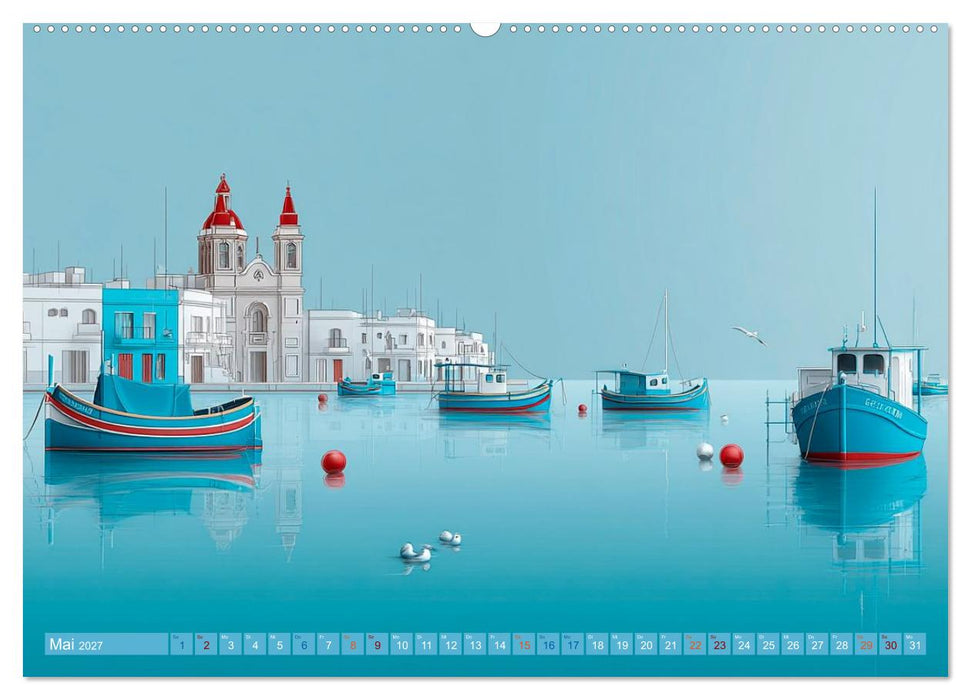 Hafenpoesie (CALVENDO Premium Wandkalender 2027)