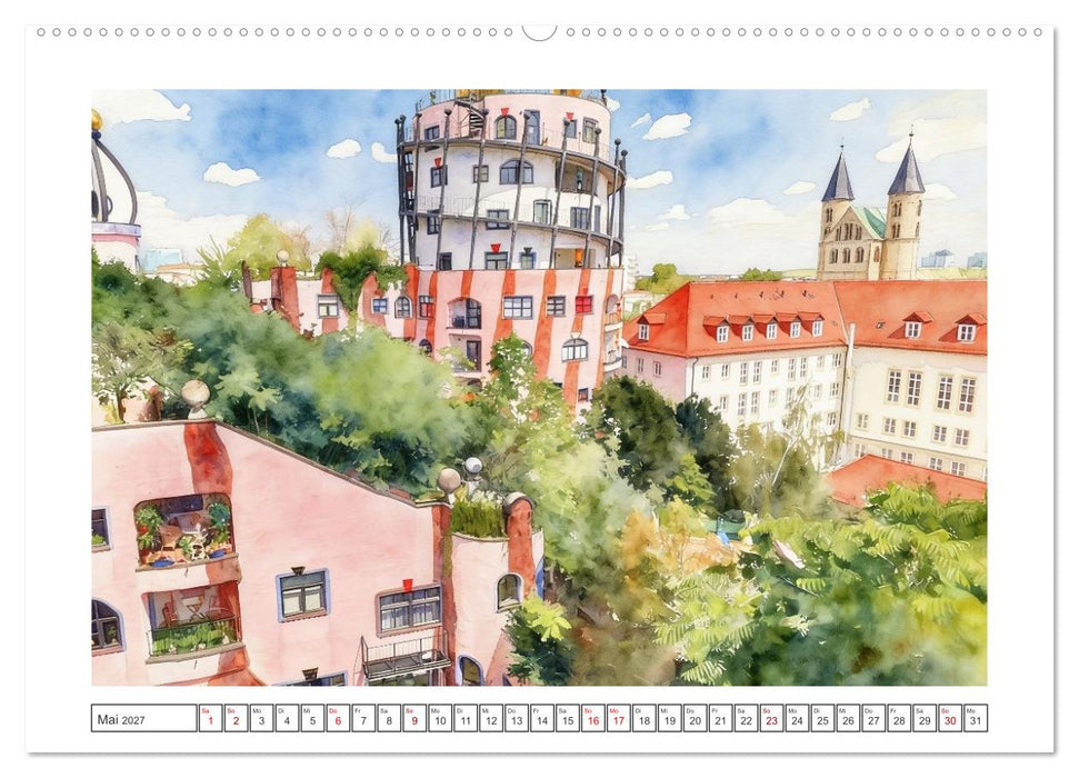 Bezaubernde Städte in Sachsen-Anhalt (CALVENDO Premium Wandkalender 2027)