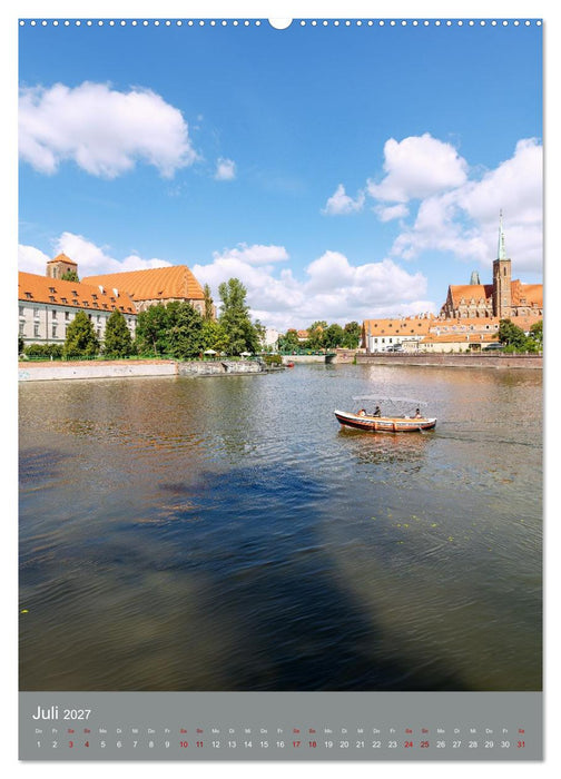 Zeitloses Breslau. Zwischen Brücken, Inseln und bunten Fassaden (CALVENDO Premium Wandkalender 2027)