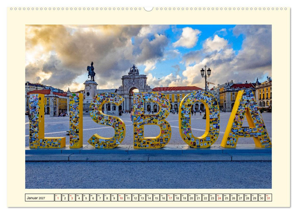 Ein Herz für Lissabon (CALVENDO Premium Wandkalender 2027)